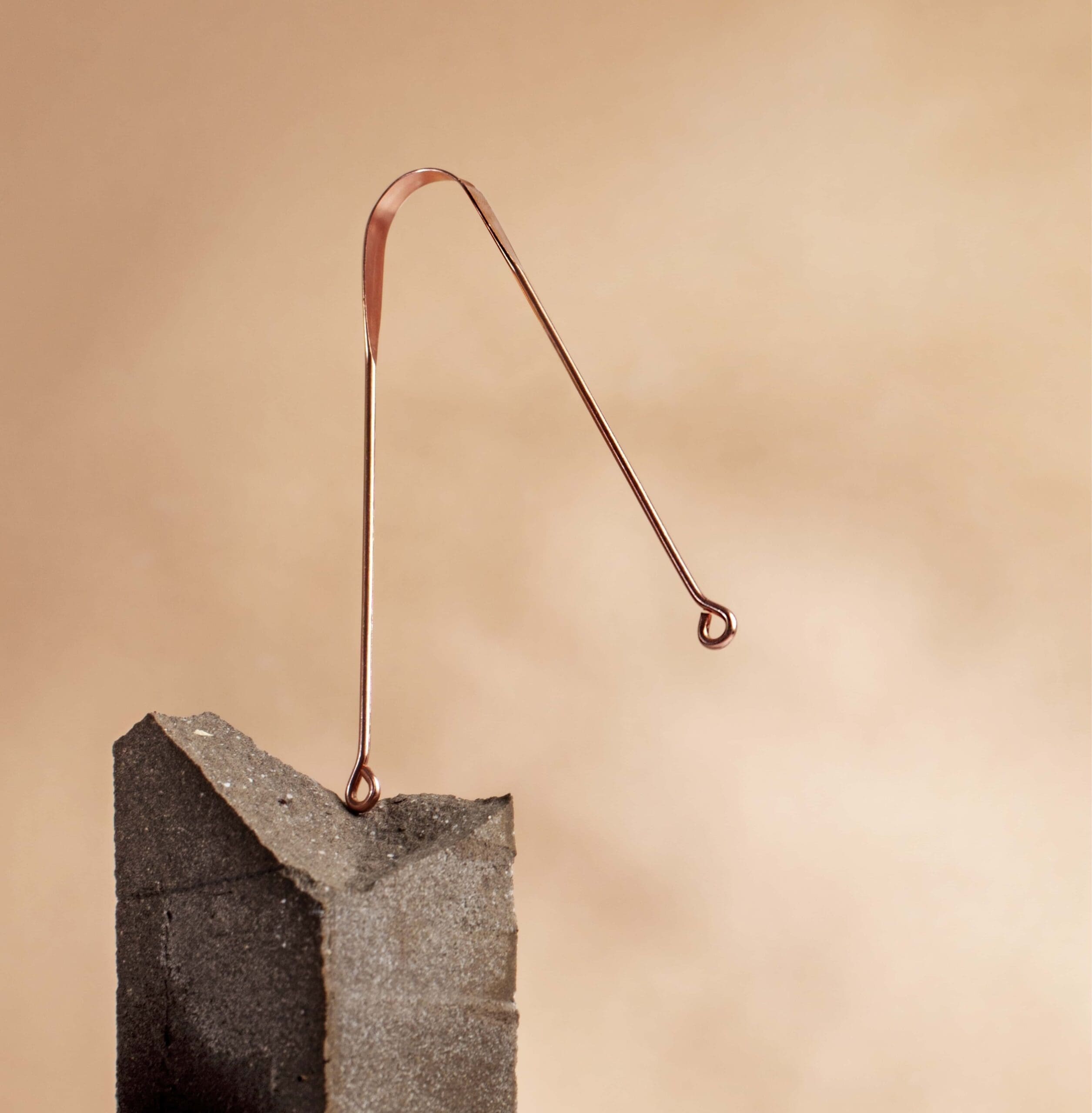 Copper Tongue Scraper - Image 1